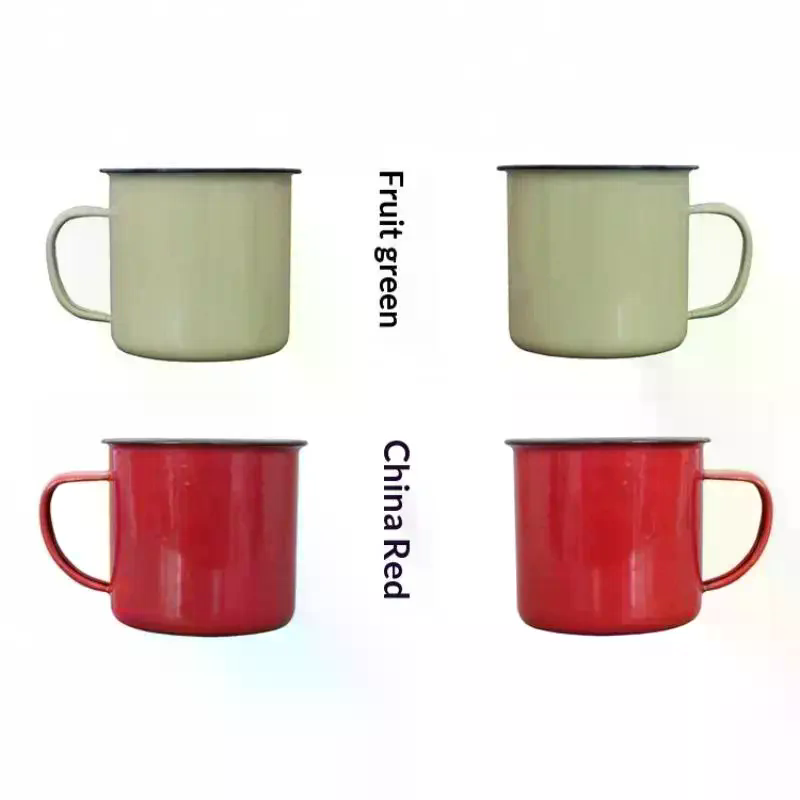 Home Office Logo - Enamel Drinking Cups Heat Resistant Custom
