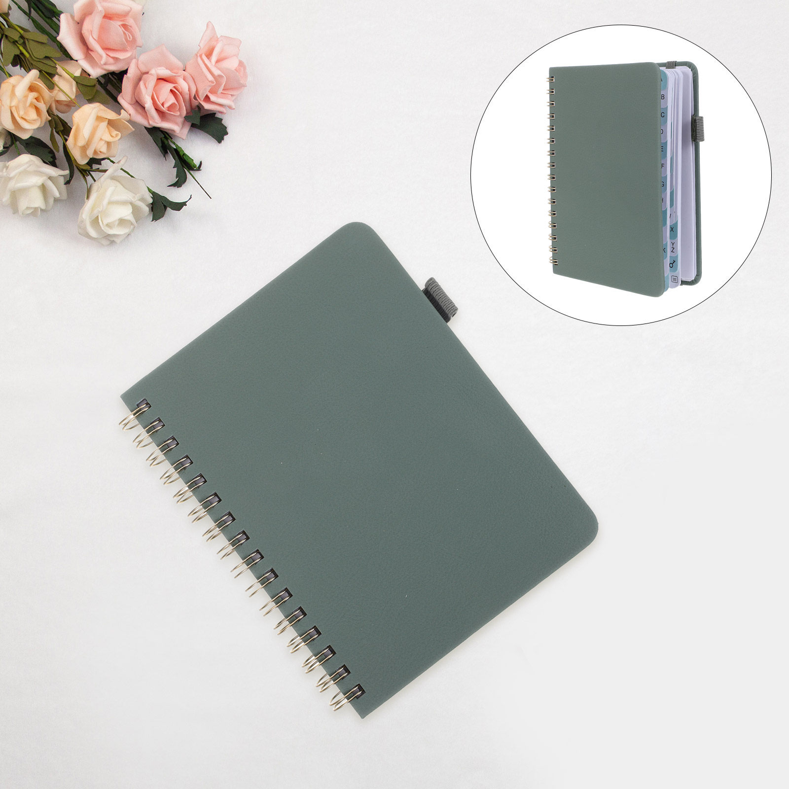 Address Home Office - Address Phone Book Hardcover Alphabetical Spiral
