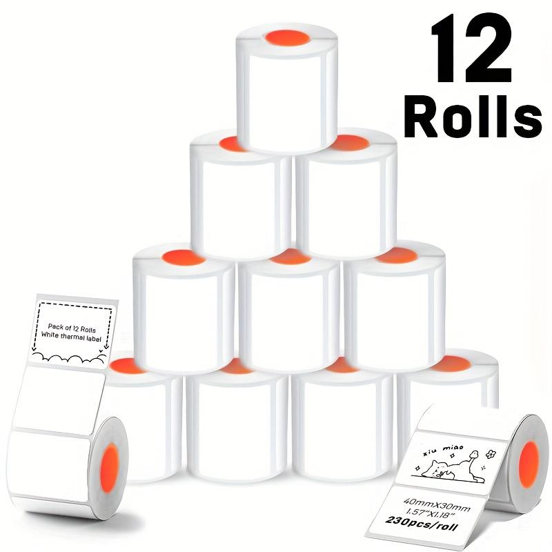 Address Home Office - Color Thermal Label Paper 12 Rolls