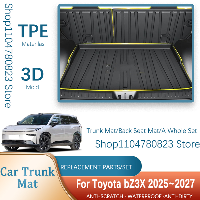 Mesh Back Cushion - Car Trunk Mats For Toyota bZ3X