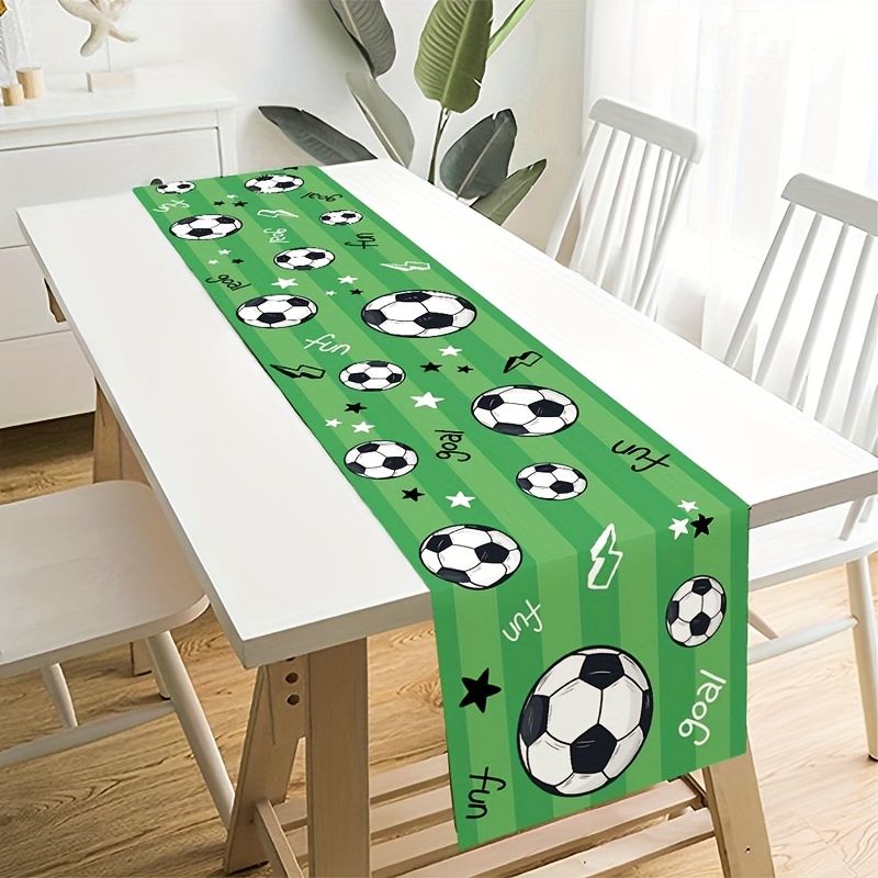 Home Office News - 1pc Football Sport Polyester Table Runner