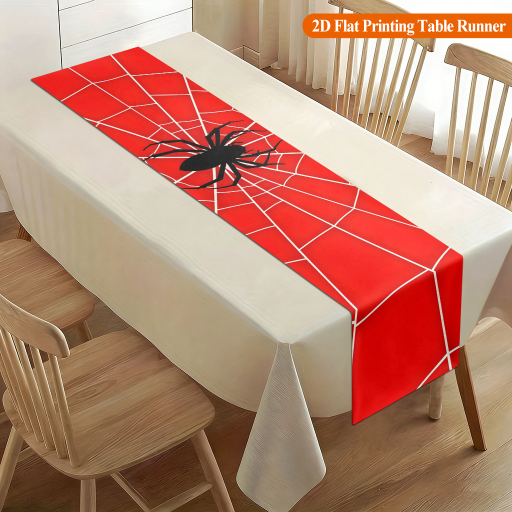 Home Office News - 1pc Spider Web With Red Spider