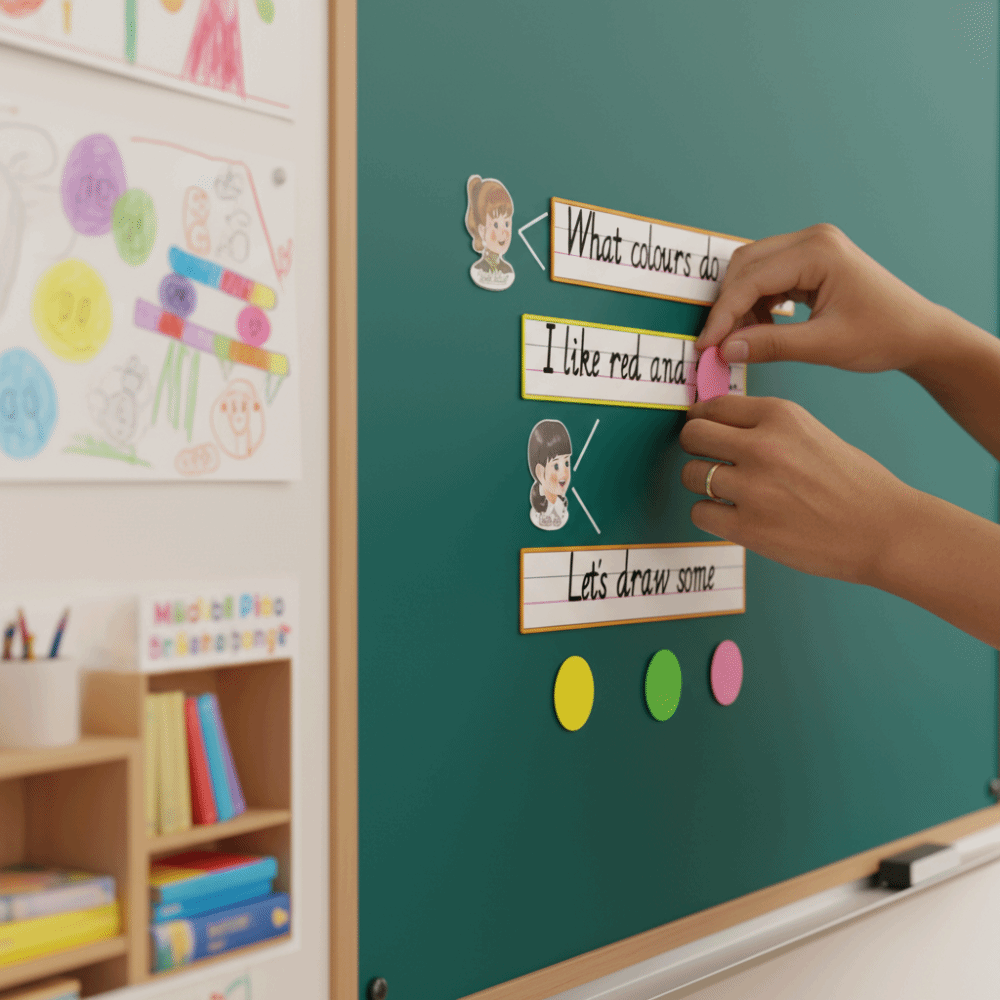 4pcs Magnetic Sentence Strips  - Whiteboard Magnetic review and price