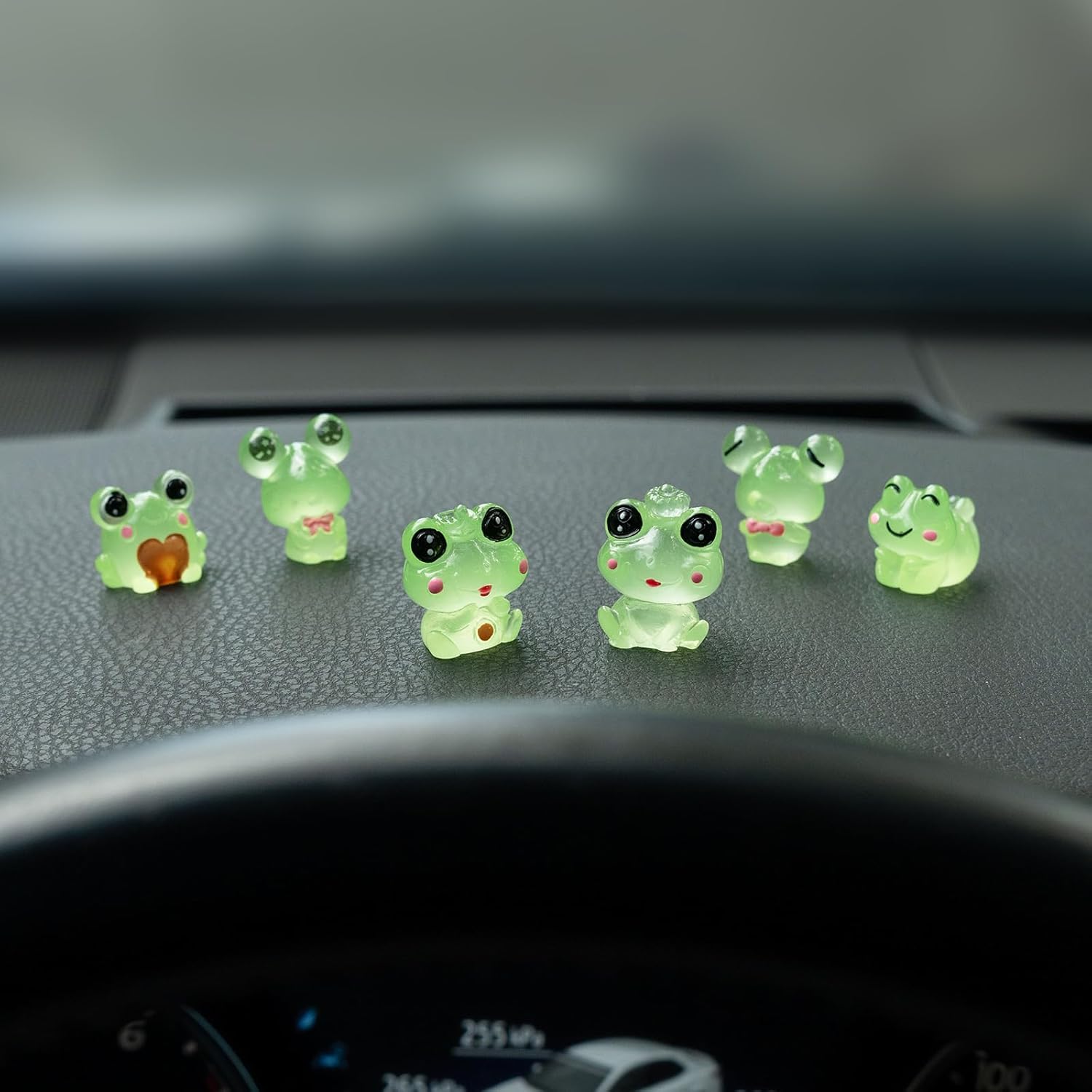6PCS Fun Luminous Frog Car Das - Home Office With View review and price