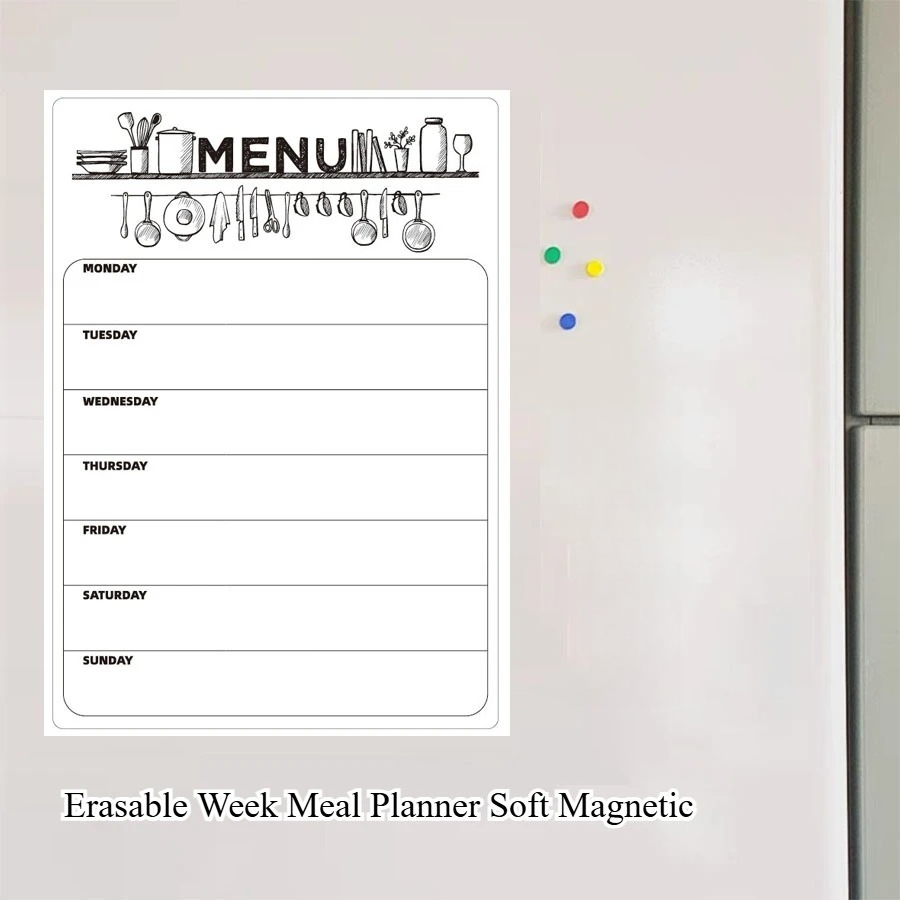 Erasable Week Meal Planner Sof - Whiteboard Magnetic review and price