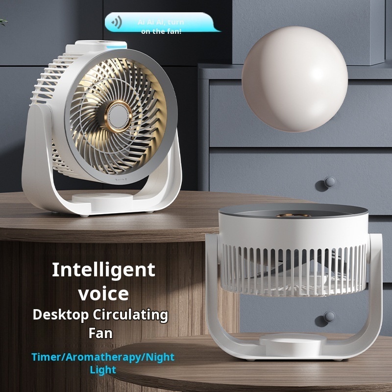 Smart Desk Fan Voice Activated - Home Office Gadgets review and price
