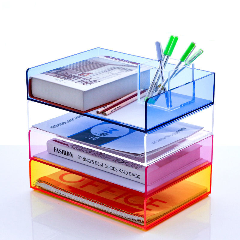 Acrylic File Paper Organizer L - Letter Tray Desk review and price