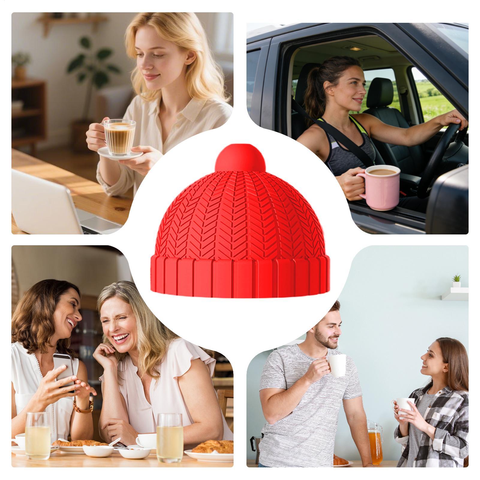 Silicone Cup Covers Hat Design - Home Office Gadgets review and price