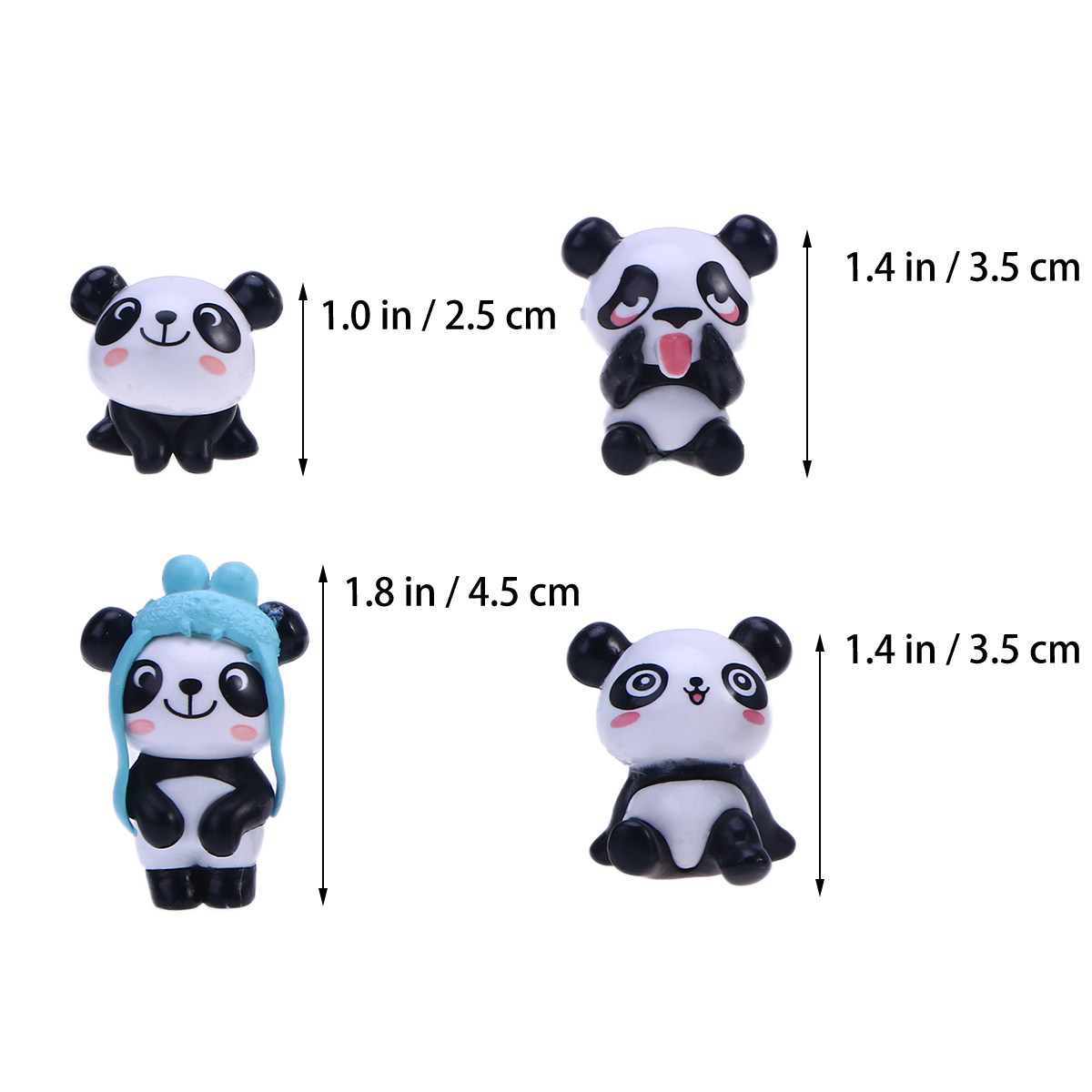 8 pcs Cute Panda Plastic Thumb - Address Home Office review and price