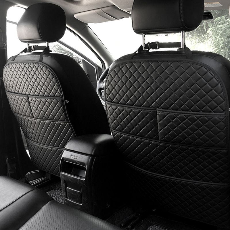 Car Anti Kicks Pad With Organi - Mesh Back Cushion review and price