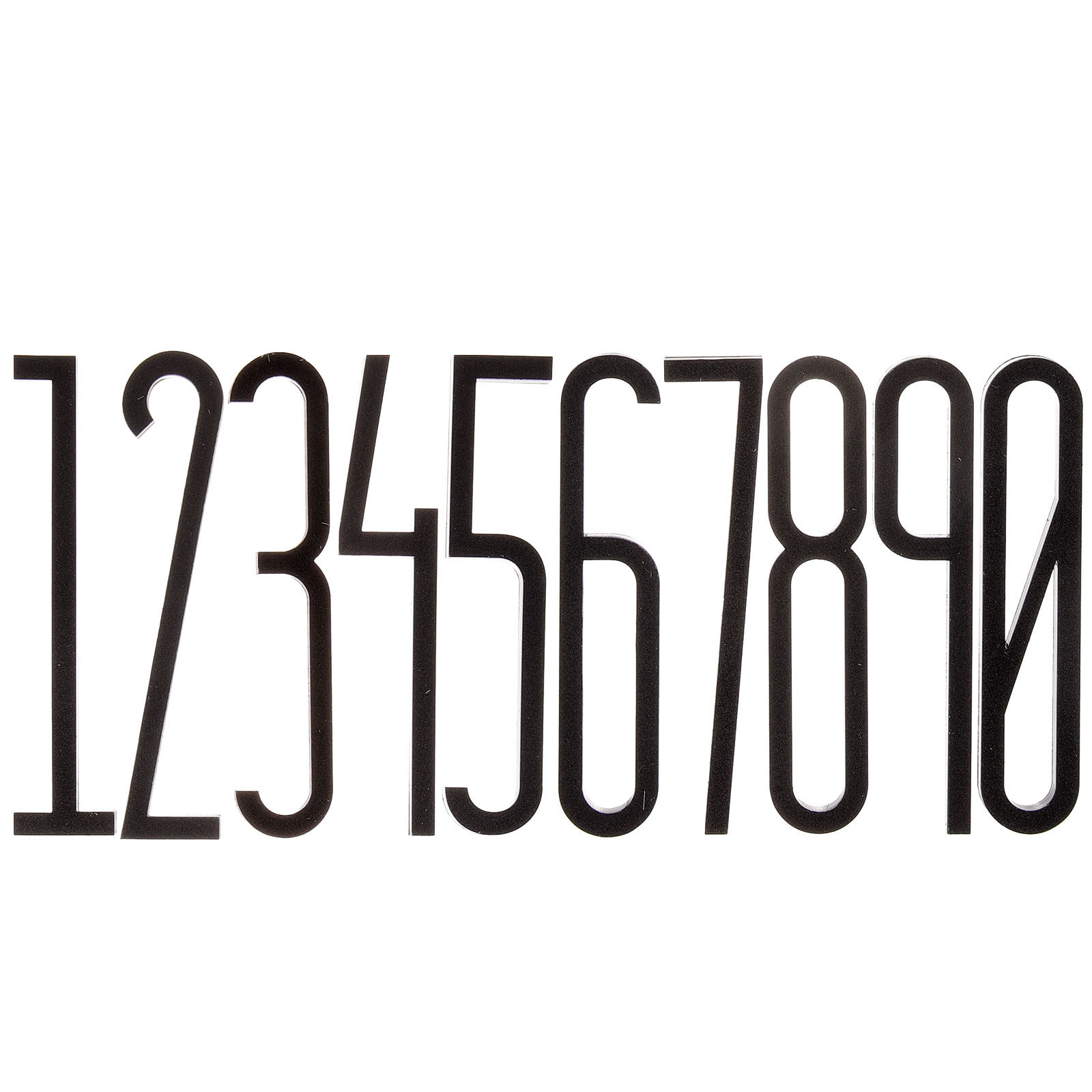 10Pcs Numbers 3D Raised Design - Address Home Office review and price