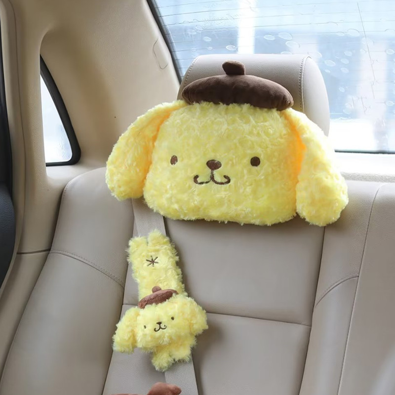 Sanrio Cute Pom Pom Purin   Lo - Mesh Back Cushion review and price