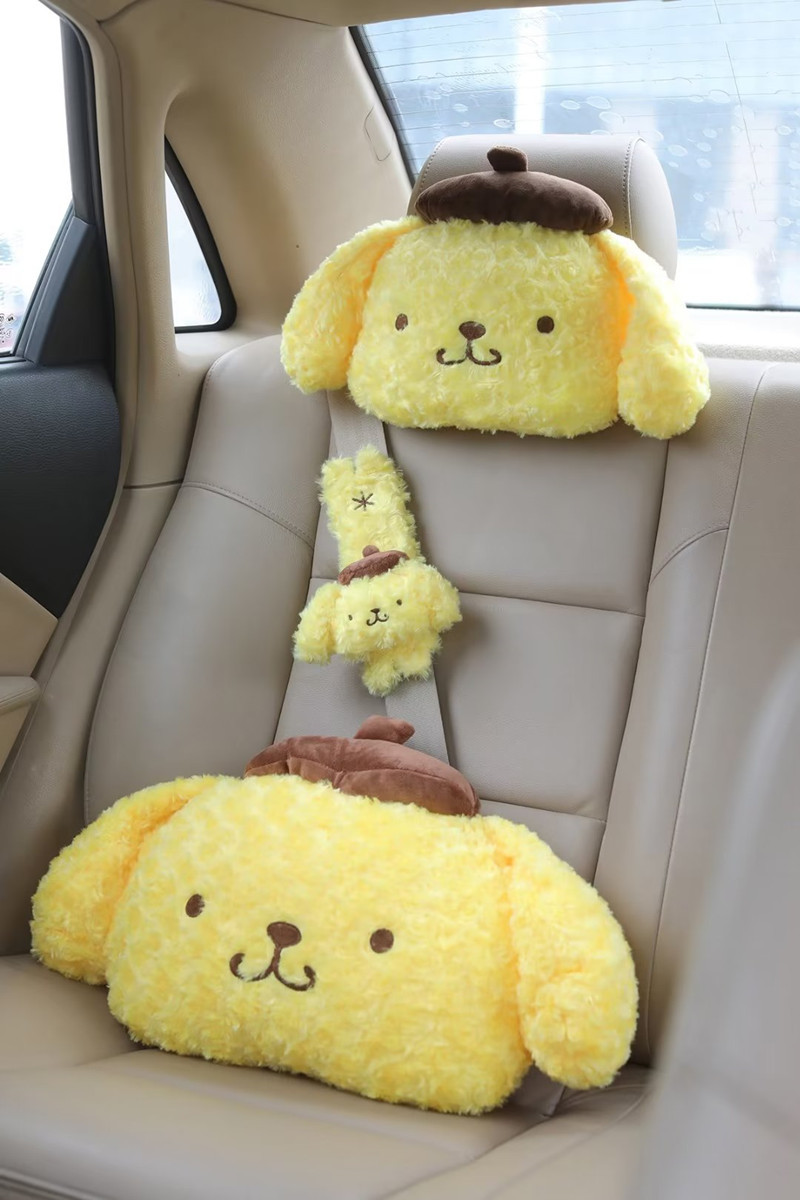 Sanrio Cute Pom Pom Purin   Lo - Mesh Back Cushion review and price