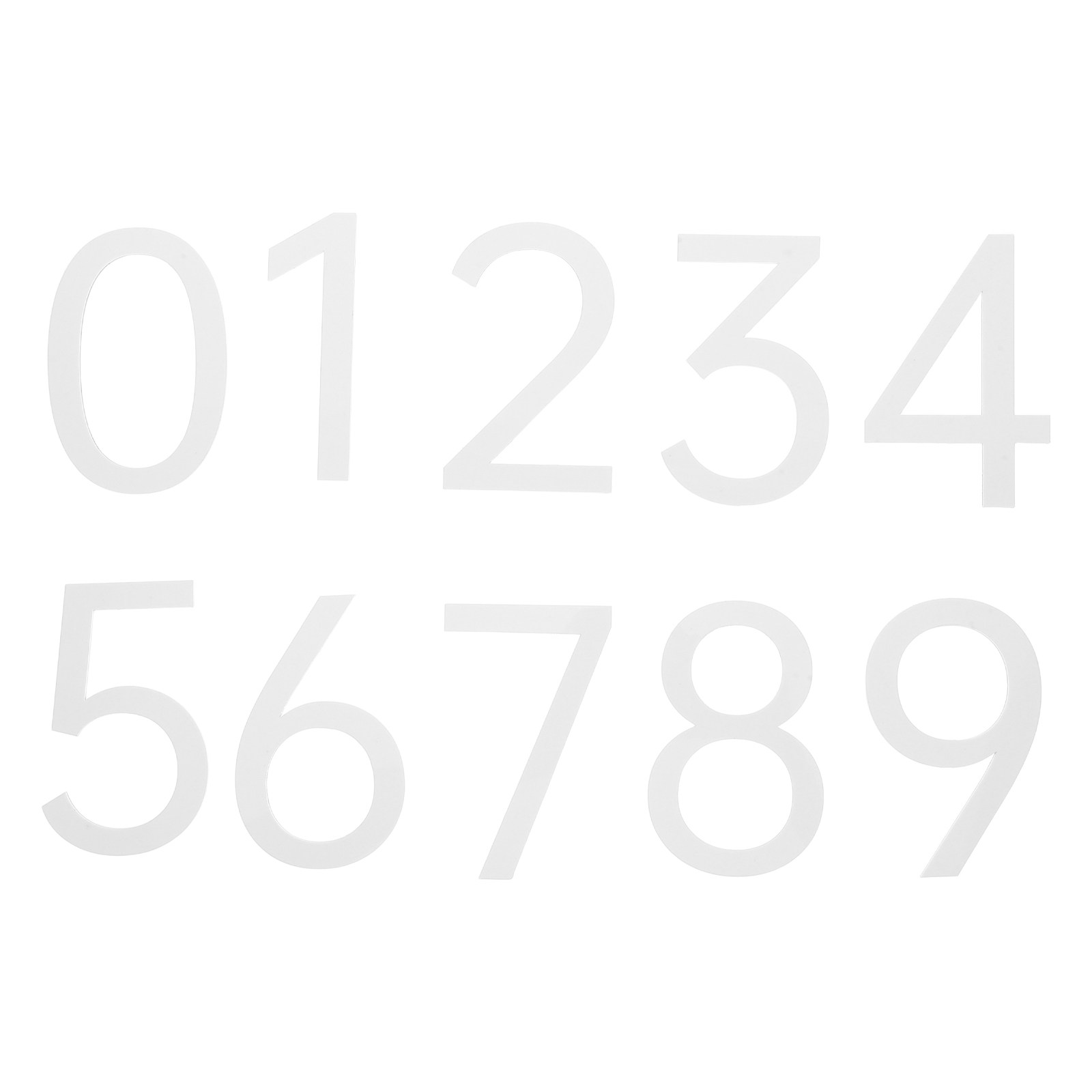 10Pcs Acrylic Number Tags 3D M - Address Home Office review and price
