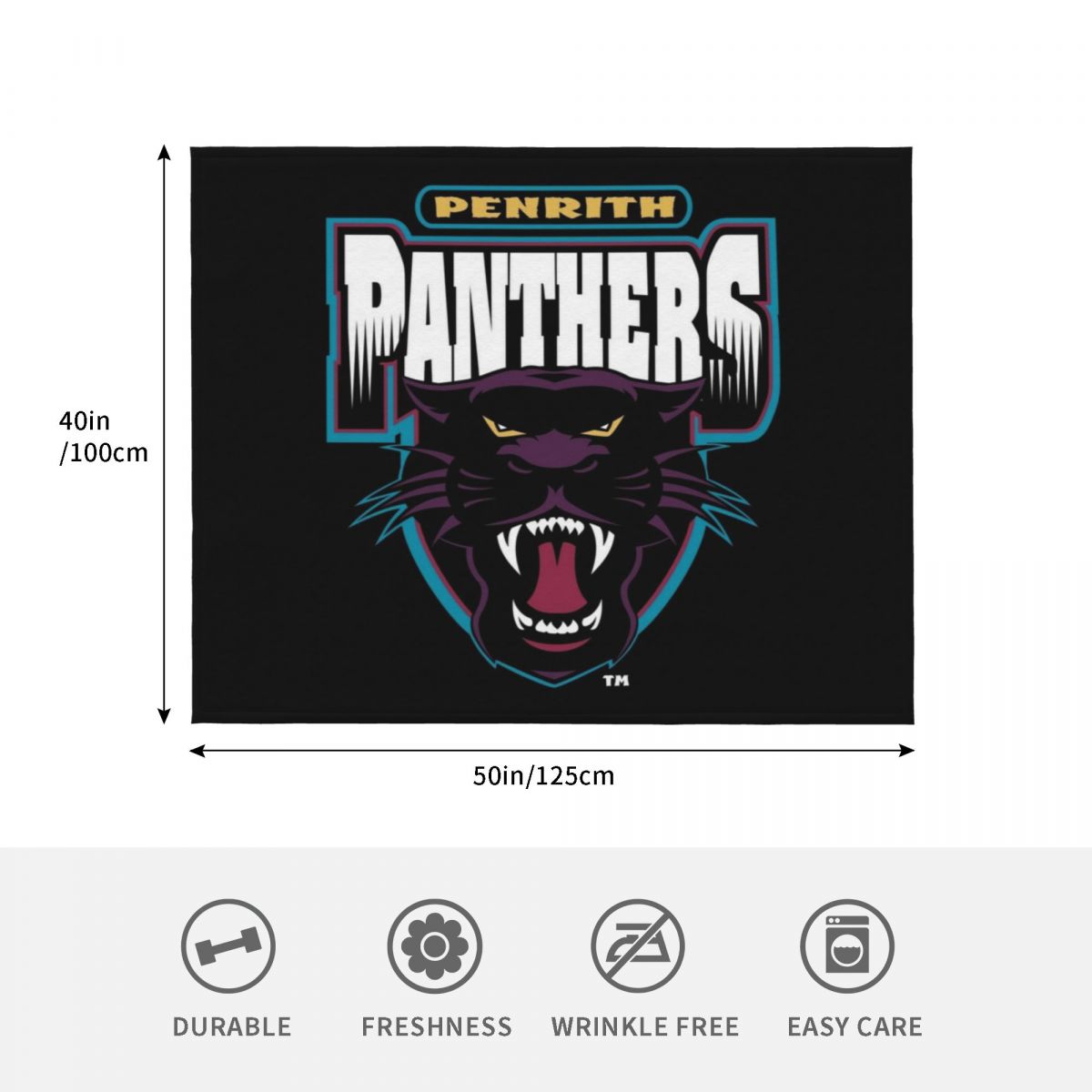 penrith city team logo Throw B - Home Office Logo review and price
