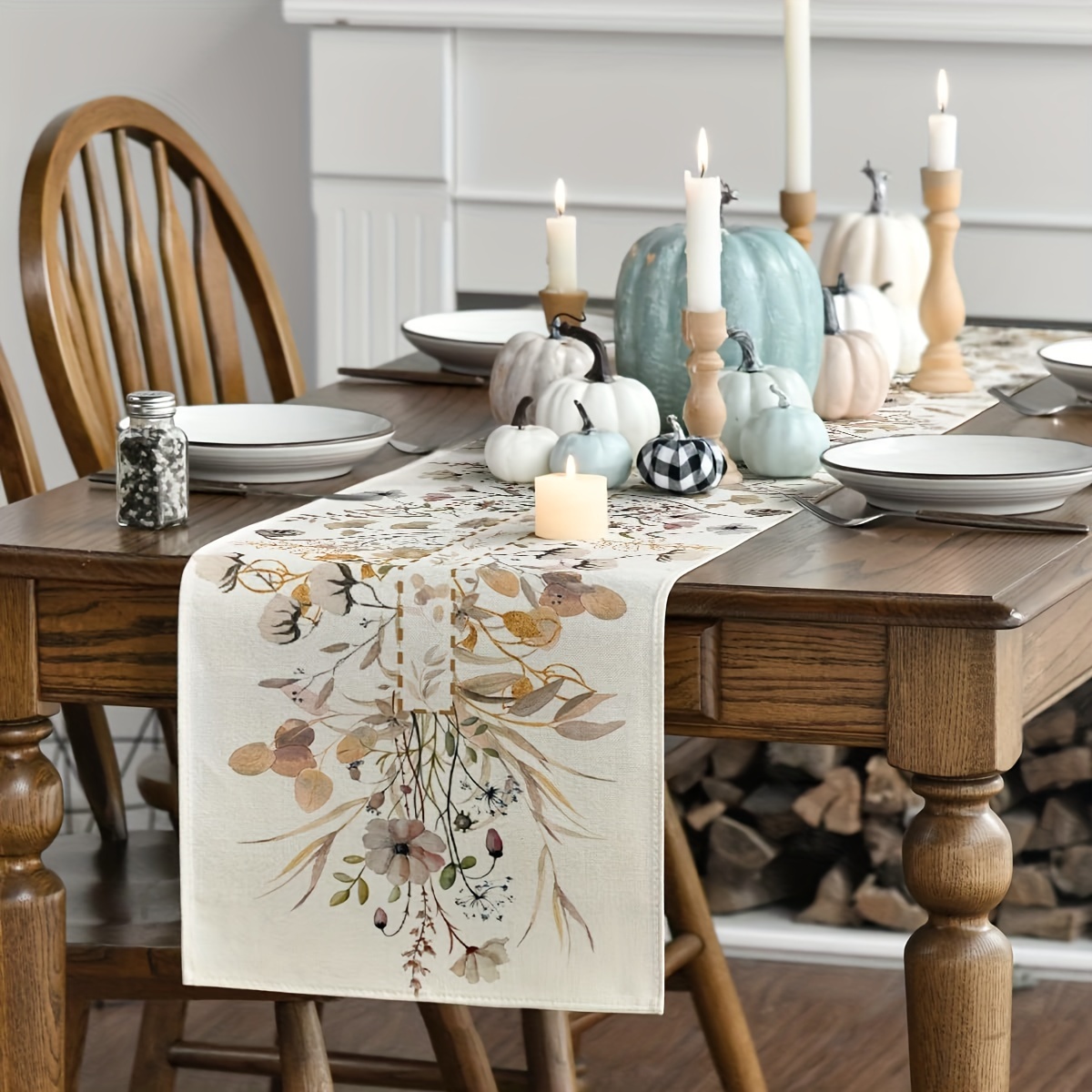 1pc Autumn Harvest Table Runne - Home Office News review and price