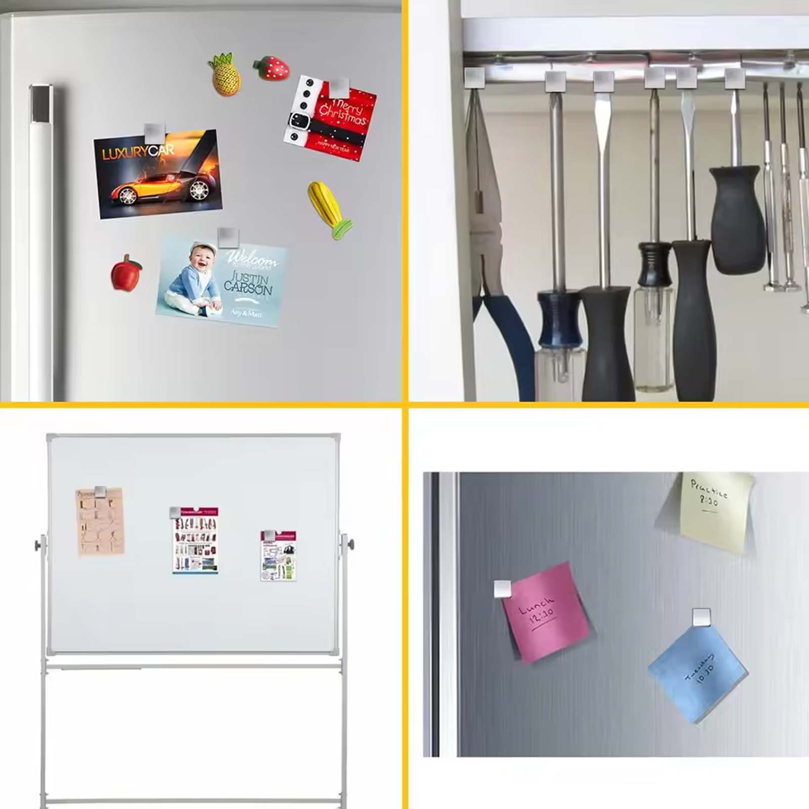 50/100 Pcs Small Square Magnet - Whiteboard Magnetic review and price
