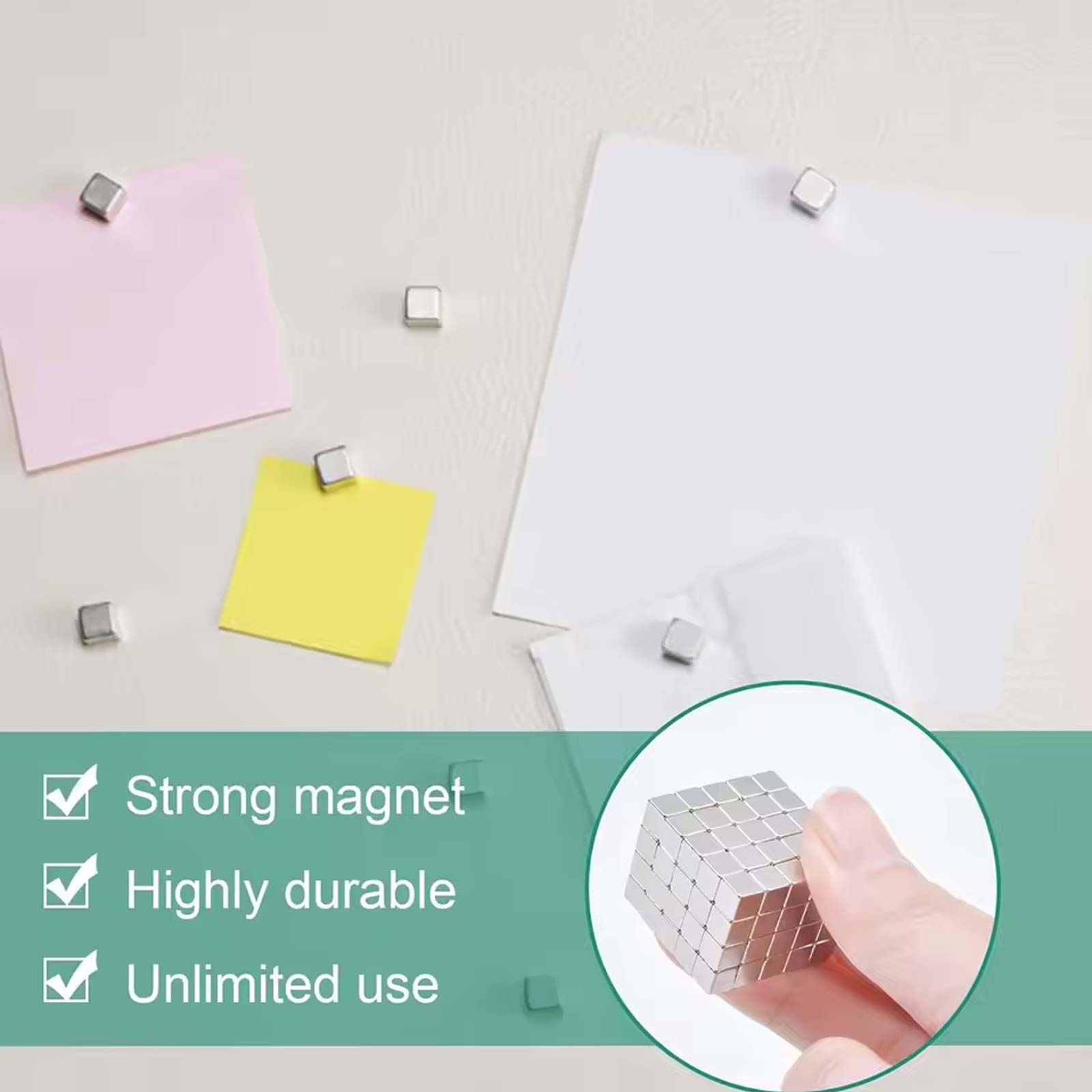 50/100 Pcs Small Square Magnet - Whiteboard Magnetic review and price