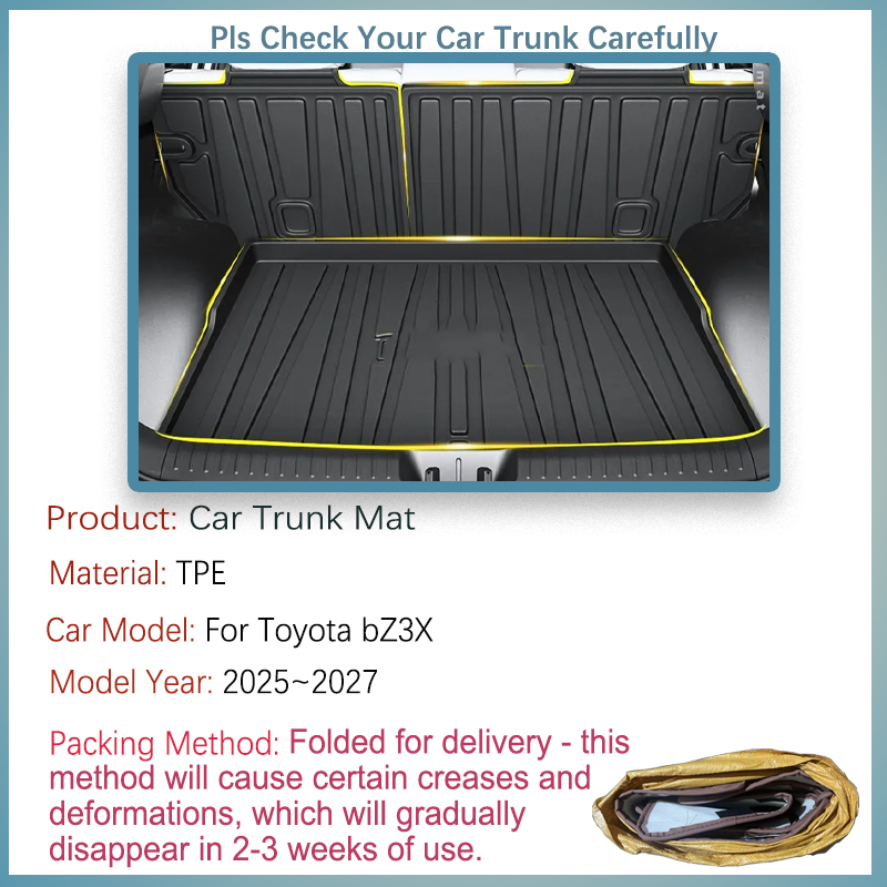Car Trunk Mats For Toyota bZ3X - Mesh Back Cushion review and price