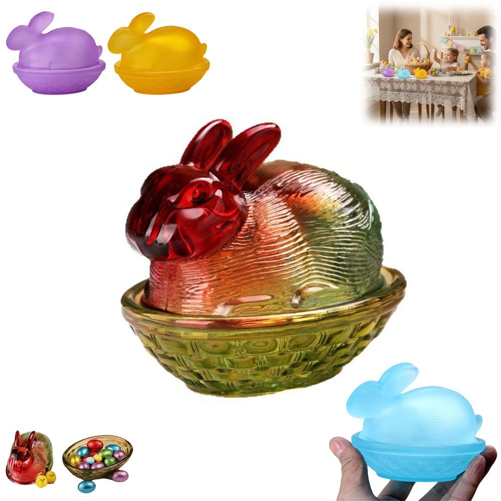 New Rabbit-Shaped Glass Candy  - Home Office News review and price