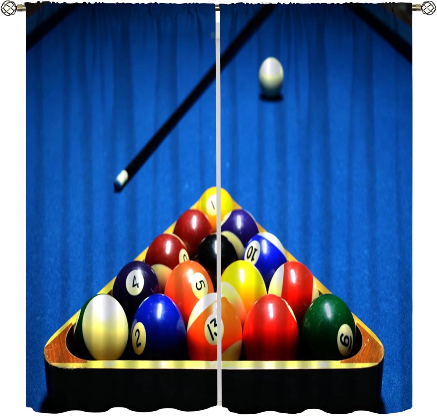 Billiard Sports Curtains, High - Home Office With View review and price