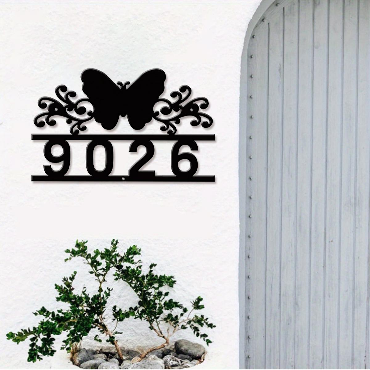 1Pc Custom butterfly Metal Str - Address Home Office review and price