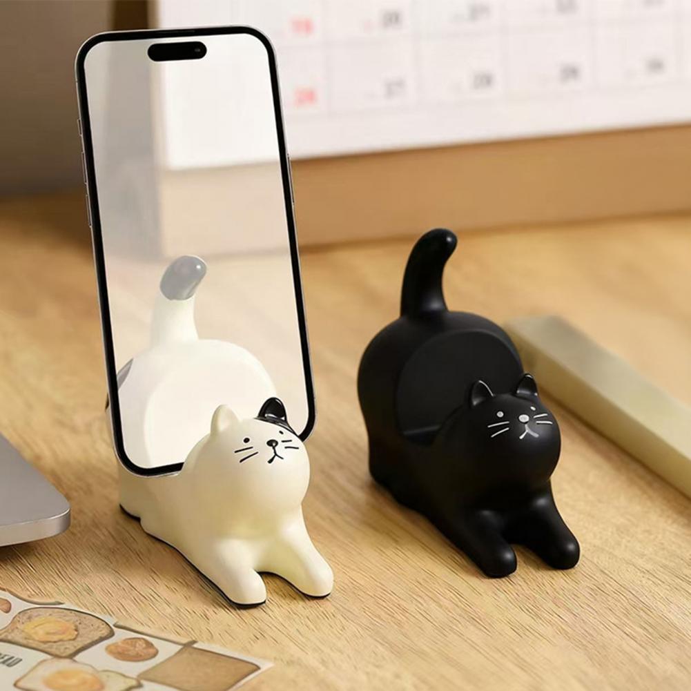 Weighted Phone Stand Cute Cat  - Home Office With View review and price
