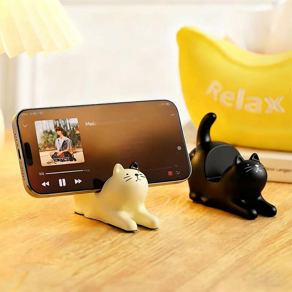 Weighted Phone Stand Cute Cat  - Home Office With View review and price