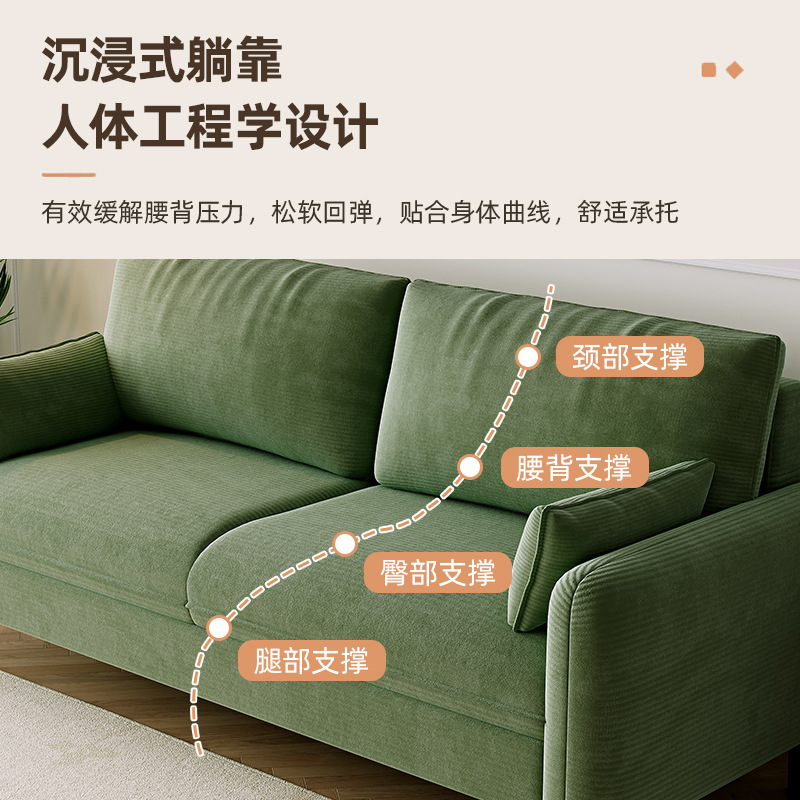 Fabric sofa living room double - Home Office News review and price