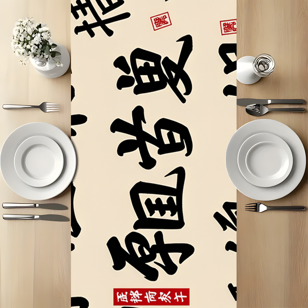 1pc Chinese Calligraphy Art Ta - Home Office News review and price