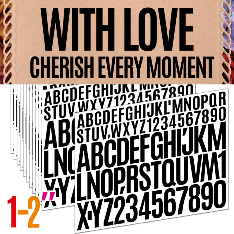 1+2 Inch Mixed Alphabet Number - Letter Tray Desk review and price