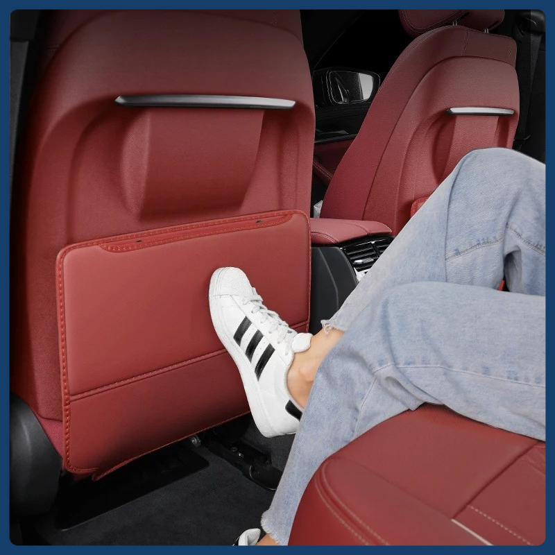 Car Anti-kick Pad Interior Pu  - Mesh Back Cushion review and price