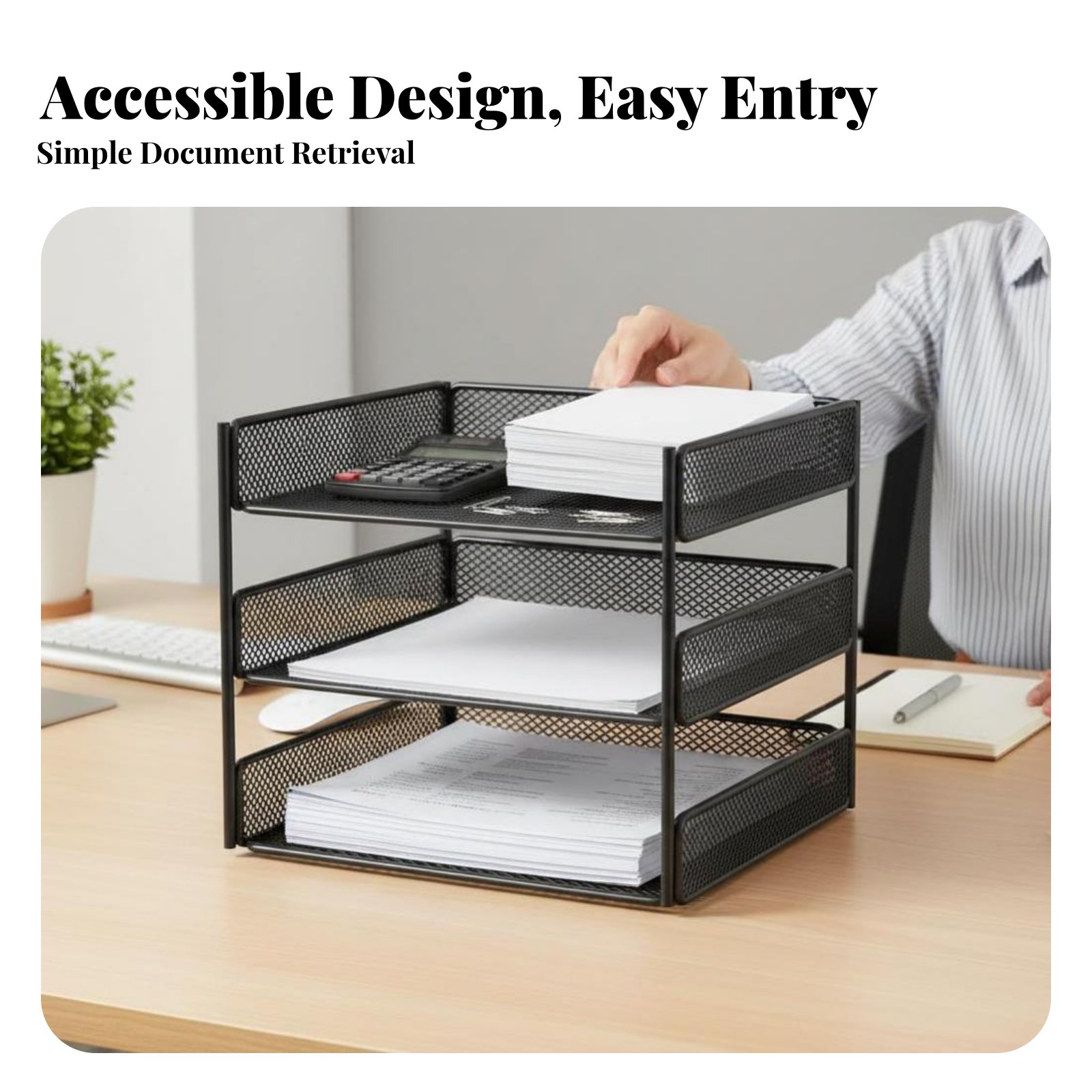 Multi-Tier Letter Tray Space-S - Letter Tray Desk review and price