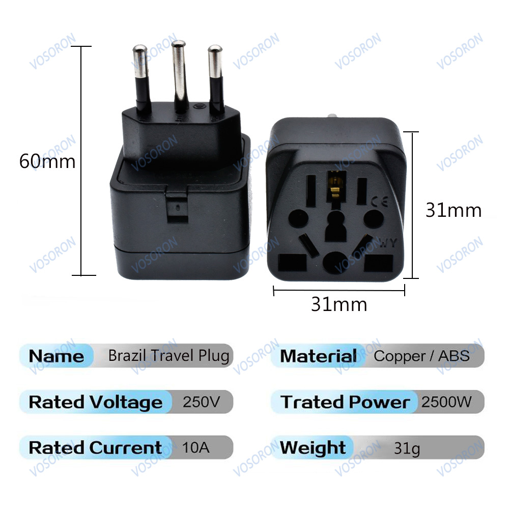 Universal Brazil Plug Adapter  - Home Office Uk review and price