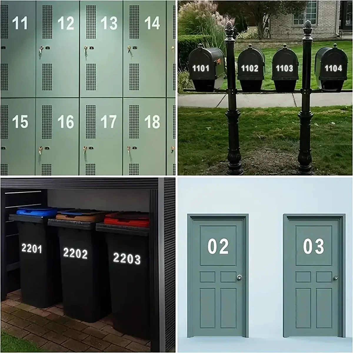 Reflective Digital stickers ma - Address Home Office review and price