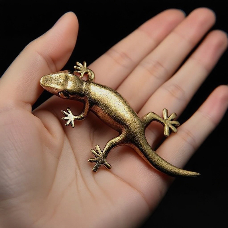 Handmade Bronze Retro Gecko Li - Home Office Gadgets review and price