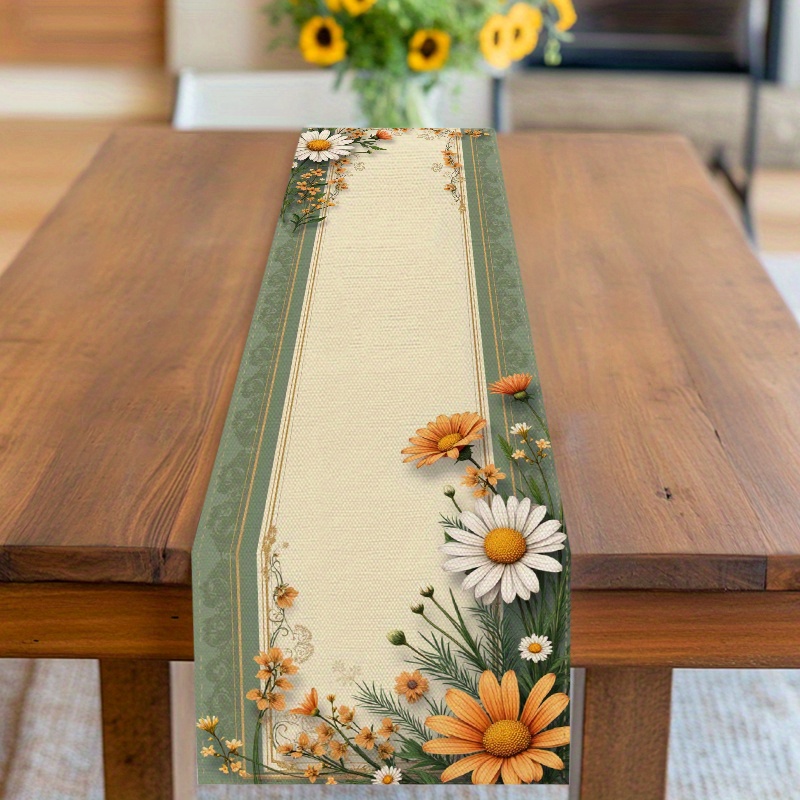 1pc Daisy Sunflower Table Runn - Home Office News review and price