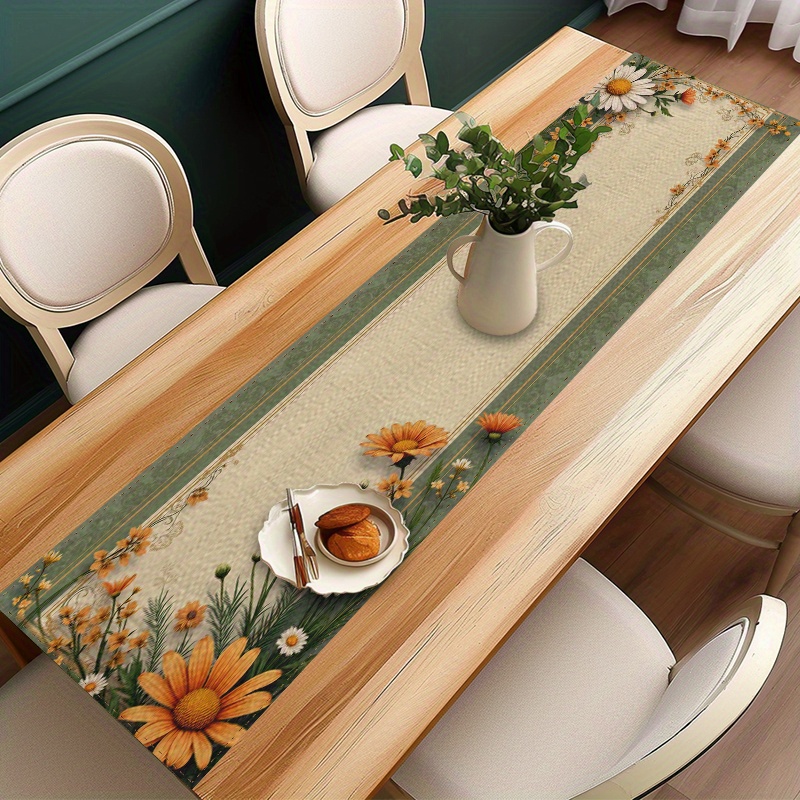 1pc Daisy Sunflower Table Runn - Home Office News review and price