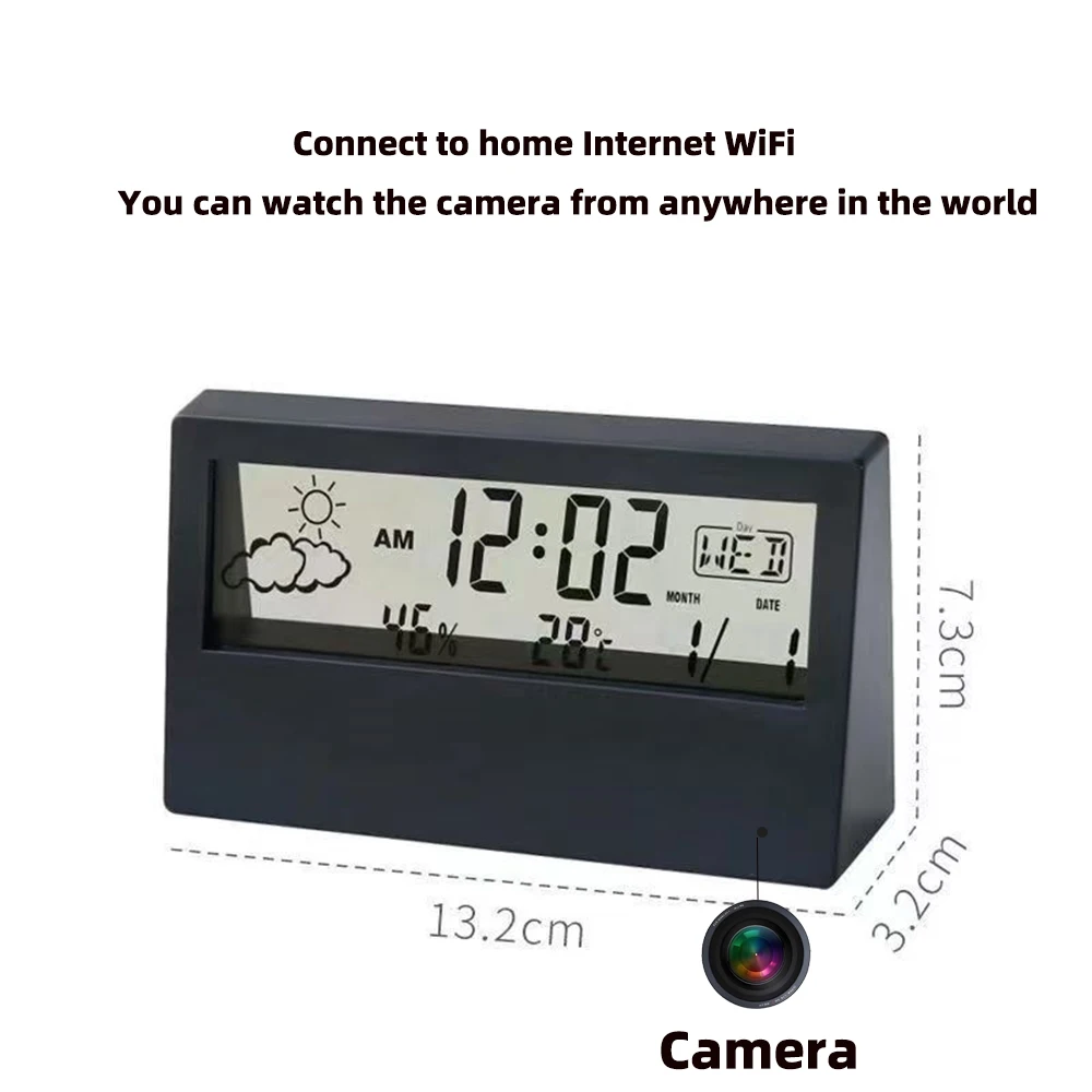 4K WiFi Clock Camera with Moti - Home Office With View review and price