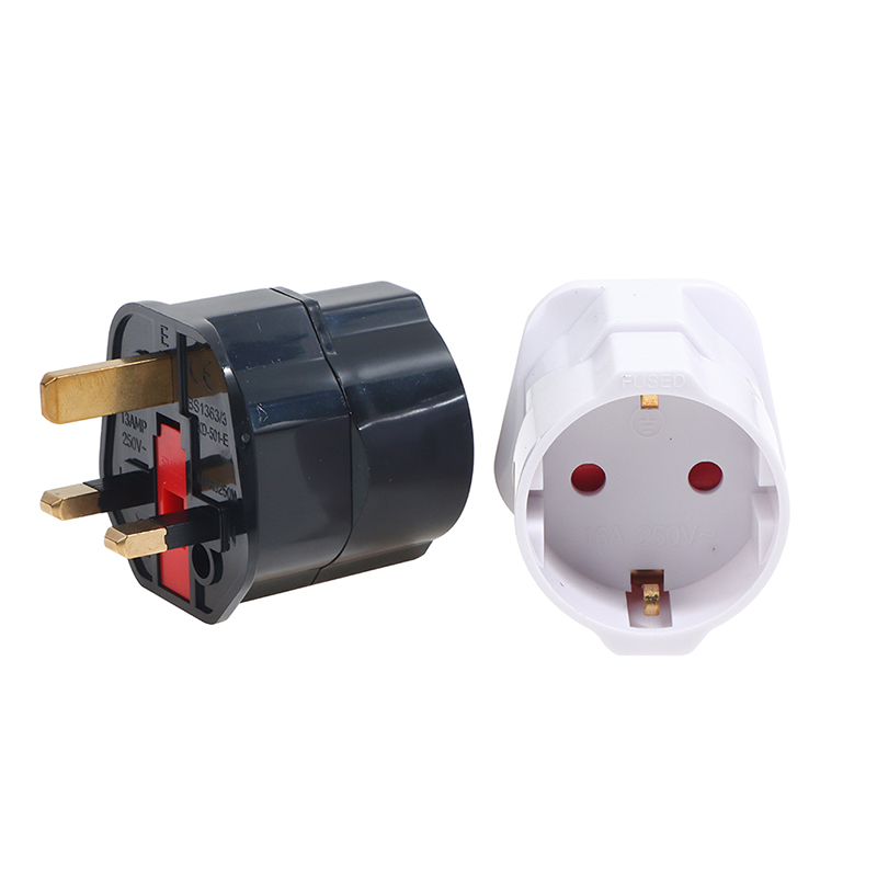 1Pc EU Euro 2 Pin To UK 3 Pin  - Home Office Uk review and price
