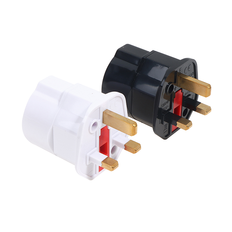 1Pc EU Euro 2 Pin To UK 3 Pin  - Home Office Uk review and price