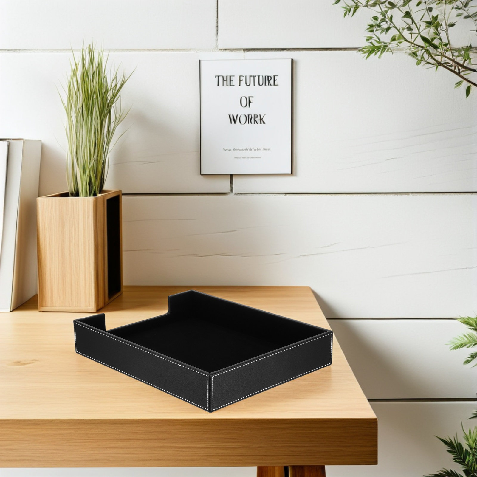 Black Desktop File Organizer T - Letter Tray Desk review and price