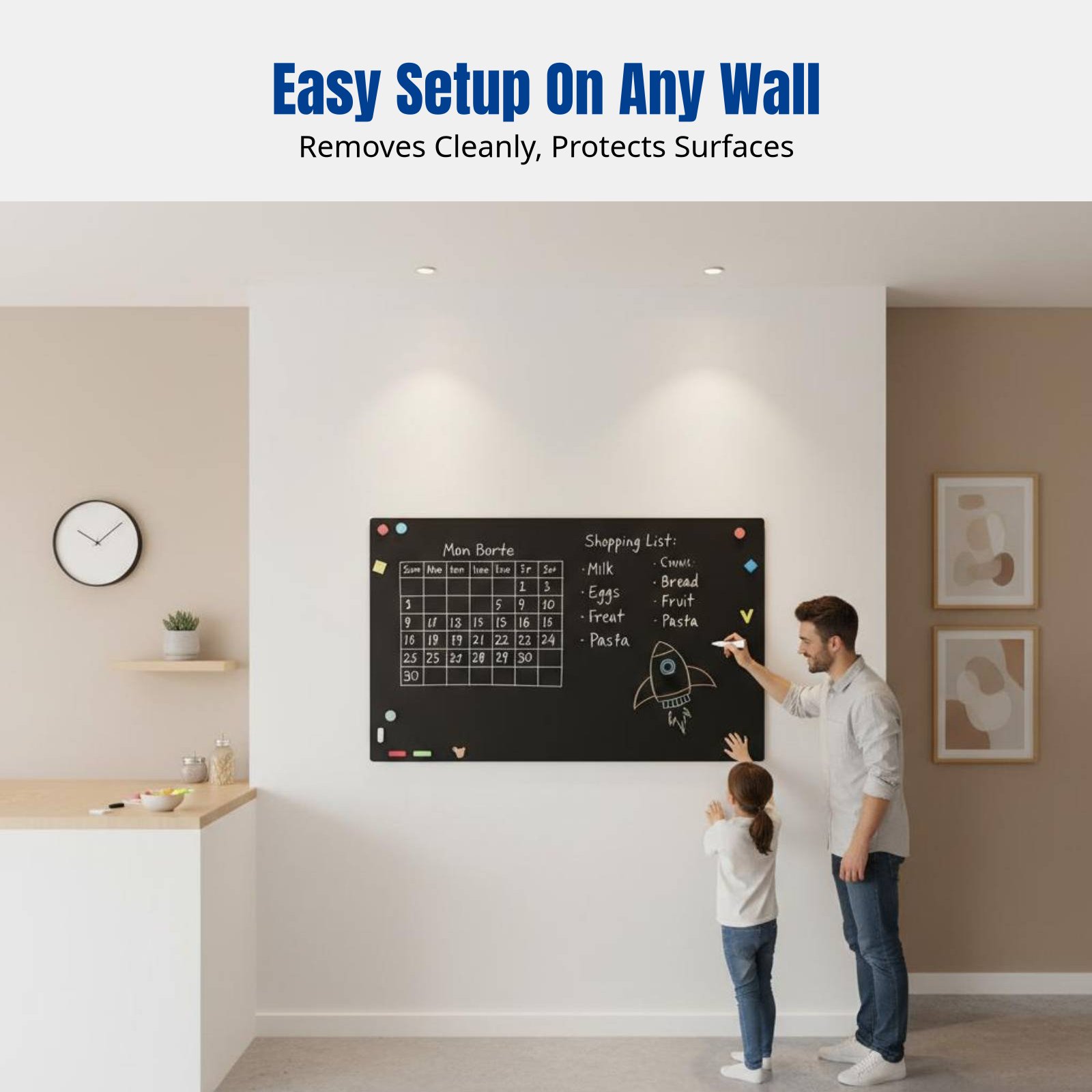 Whiteboard Wall Sticker for Ki - Whiteboard Magnetic review and price